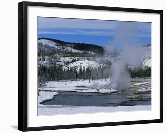 Geysers in Yellowstone National Park, Unesco World Heritage Site, Montana, USA-Alison Wright-Framed Photographic Print