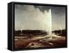 Geysers in Yellowstone Park-Albert Bierstadt-Framed Stretched Canvas