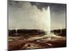 Geysers in Yellowstone Park-Albert Bierstadt-Mounted Giclee Print