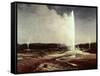 Geysers in Yellowstone Park-Albert Bierstadt-Framed Stretched Canvas