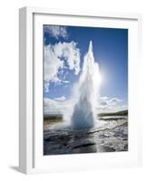 Geysir, Haukadalur Valley, Iceland, Polar Regions-Ben Pipe-Framed Photographic Print