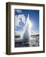Geysir, Haukadalur Valley, Iceland, Polar Regions-Ben Pipe-Framed Photographic Print