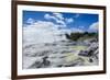 Geysirfield in the Te Puia Maori Cultural Center, Rotorura, North Island, New Zealand, Pacific-Michael Runkel-Framed Photographic Print