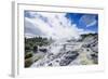 Geysirfield in the Te Puia Maori Cultural Center, Rotorura, North Island, New Zealand, Pacific-Michael Runkel-Framed Photographic Print