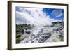 Geysirfield in the Te Puia Maori Cultural Center, Rotorura, North Island, New Zealand, Pacific-Michael Runkel-Framed Photographic Print