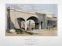 Greenwich Railway, Deptford, London, 1836-GF Bragg-Framed Stretched Canvas