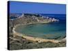 Ghajn Tuffieha Bay, Malta, Mediterranean, Europe-Stuart Black-Stretched Canvas