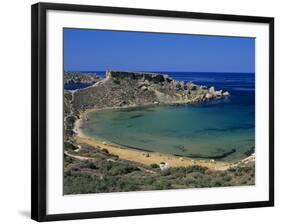 Ghajn Tuffieha Bay, Malta, Mediterranean, Europe-Stuart Black-Framed Photographic Print