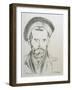 Ghallam Jilani Aghamir, 15Th February 2002 (Pencil on Paper)-Jacob Sutton-Framed Giclee Print