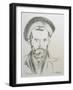 Ghallam Jilani Aghamir, 15Th February 2002 (Pencil on Paper)-Jacob Sutton-Framed Giclee Print