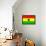 Ghana National Flag Poster Print-null-Framed Poster displayed on a wall