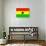 Ghana National Flag-null-Art Print displayed on a wall