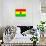 Ghana National Flag-null-Art Print displayed on a wall