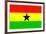 Ghana National Flag-null-Framed Art Print