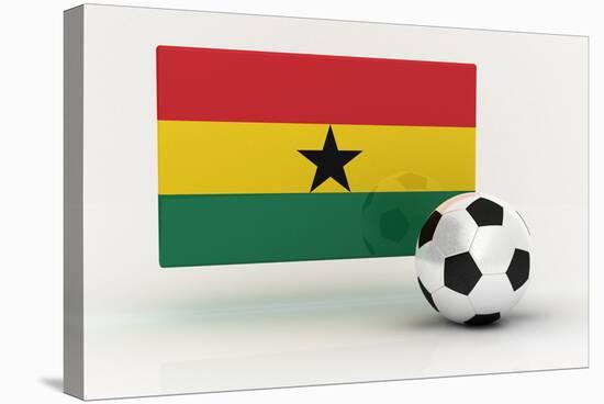 Ghana Soccer-badboo-Stretched Canvas