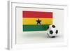 Ghana Soccer-badboo-Framed Art Print