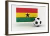 Ghana Soccer-badboo-Framed Art Print