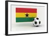 Ghana Soccer-badboo-Framed Art Print