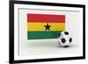 Ghana Soccer-badboo-Framed Art Print