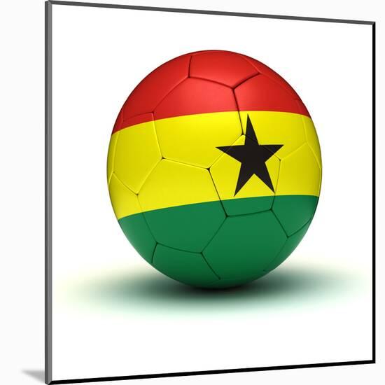 Ghanaian Football-Ufuk-Mounted Art Print