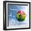 Ghanaian Soccer Ball in a Net-zentilia-Framed Art Print