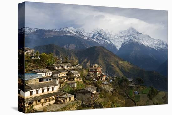 Ghandruk, 1990 Metres, Annapurna Himal, Nepal, Himalayas, Asia-Ben Pipe-Stretched Canvas