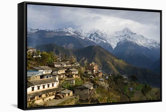 Ghandruk, 1990 Metres, Annapurna Himal, Nepal, Himalayas, Asia-Ben Pipe-Framed Stretched Canvas