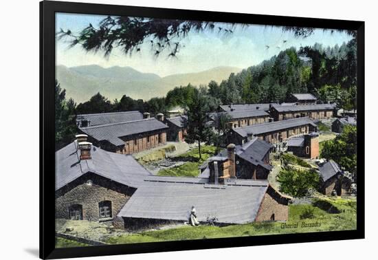 Gharial Barracks, India, Early 20th Century-null-Framed Giclee Print