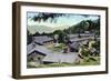 Gharial Barracks, India, Early 20th Century-null-Framed Giclee Print