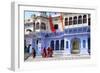 Ghats at Holy Pushkar Lake and Old Rajput Palaces, Pushkar, Rajasthan, India, Asia-Godong-Framed Photographic Print