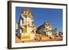 Ghats at Holy Pushkar Lake and Old Rajput Palaces, Pushkar, Rajasthan, India, Asia-Godong-Framed Photographic Print