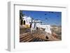 Ghats at Holy Pushkar Lake and Old Rajput Palaces, Pushkar, Rajasthan, India, Asia-Godong-Framed Photographic Print