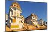 Ghats at Holy Pushkar Lake and Old Rajput Palaces, Pushkar, Rajasthan, India, Asia-Godong-Mounted Photographic Print