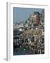 Ghats on the River Ganges, Varanasi, Uttar Pradesh State, India-Woolfitt Adam-Framed Photographic Print