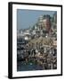 Ghats on the River Ganges, Varanasi, Uttar Pradesh State, India-Woolfitt Adam-Framed Photographic Print