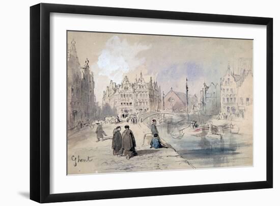 Ghent, 1893-John Gilbert-Framed Giclee Print