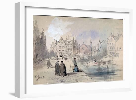 Ghent, 1893-John Gilbert-Framed Giclee Print