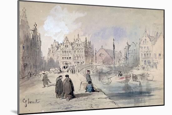 Ghent, 1893-John Gilbert-Mounted Giclee Print