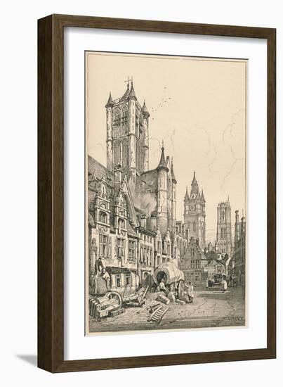 'Ghent', c1820 (1915)-Samuel Prout-Framed Giclee Print