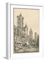 'Ghent', c1820 (1915)-Samuel Prout-Framed Giclee Print