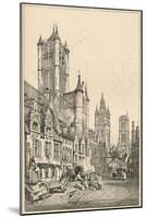 'Ghent', c1820 (1915)-Samuel Prout-Mounted Giclee Print