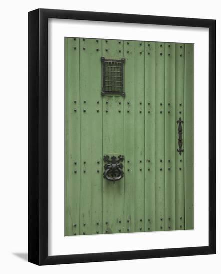 Ghent Green Door-George Johnson-Framed Photographic Print