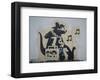 Ghetto Blaster Rat-Banksy-Framed Giclee Print