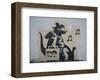 Ghetto Blaster Rat-Banksy-Framed Giclee Print