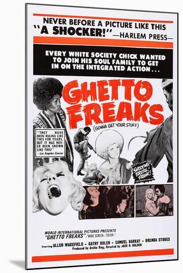 Ghetto Freaks-null-Mounted Art Print