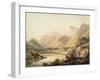 Ghirimeer, on the Upper Lake of Killarney-Francis Nicholson-Framed Giclee Print