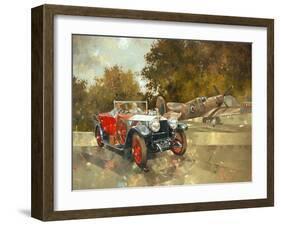 Ghost and Spitfire-Peter Miller-Framed Giclee Print