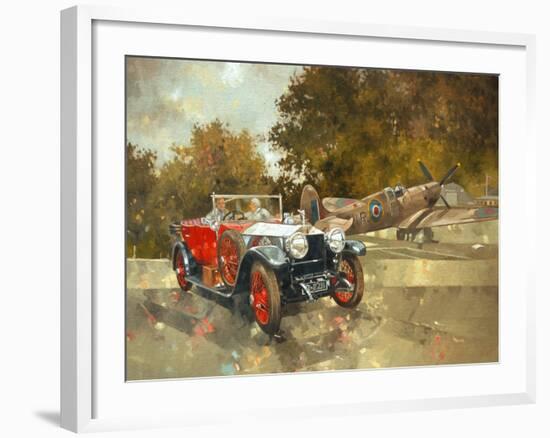 Ghost and Spitfire-Peter Miller-Framed Giclee Print