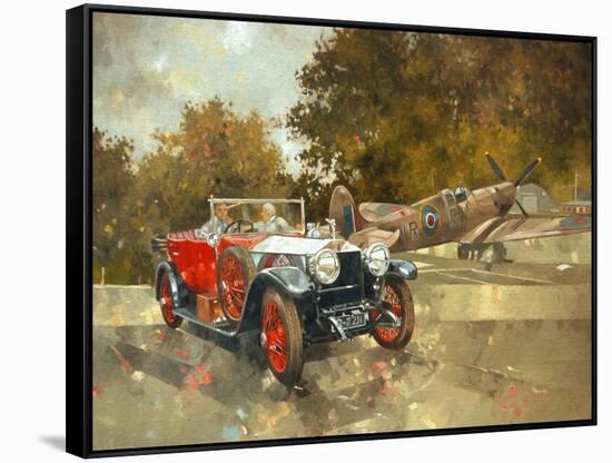 Ghost and Spitfire-Peter Miller-Framed Stretched Canvas