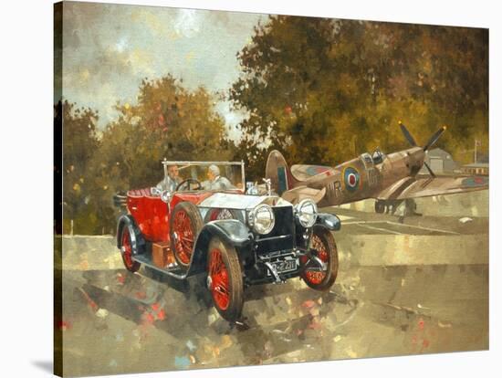 Ghost and Spitfire-Peter Miller-Stretched Canvas